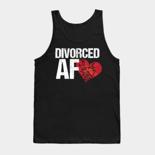 Divorced AF Ex Wife Husband Breaking up Tank Top